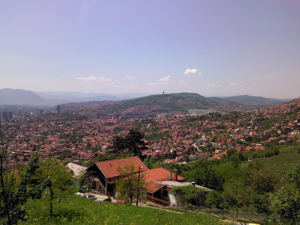 Uitzicht op Sarajevo