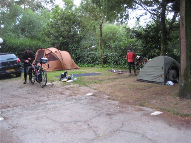 31 mei 2011: Joost en Wim aan het opbreken